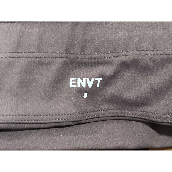 ENVT Piper Dark Brown Sports Bra Top High Neck Racerback Nylon/Spandex Blend S - Picture 4 of 7
